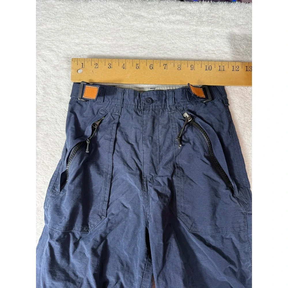 The Childrens Place Cargo Pants Kids‎ 6X/7 Navy Excellent Y2K Gorpcore Utility